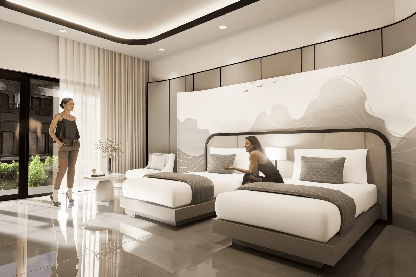 INTERIOR - BEDROOM (SIANG) - EXECUTIVE SUITE